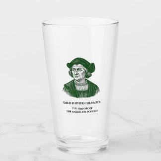 Christopher Columbus pint glass