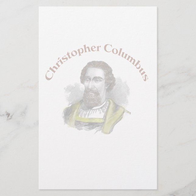 Christopher Columbus Stationery (Front)