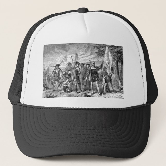 Christopher Columbus Trucker Hat (Front)