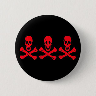 Christopher Condent-Red 6 Cm Round Badge