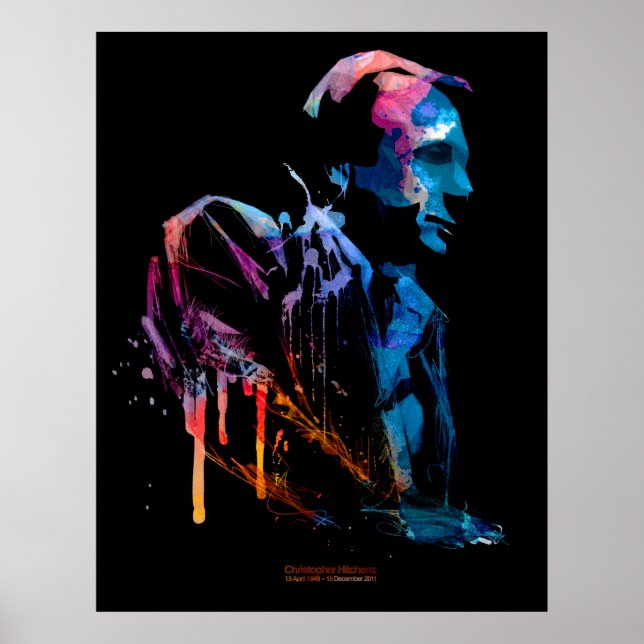 Christopher Hitchens RIP Poster (Front)