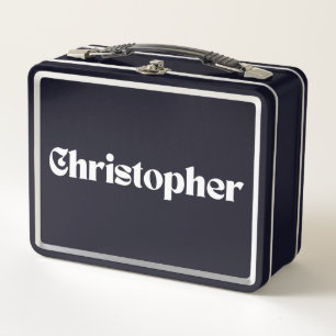Christopher  metal lunch box