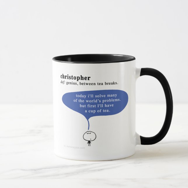 christopher mug (Right)