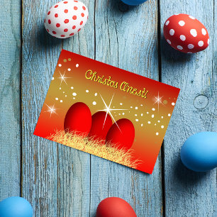 Christos Anesti Greek Easter Card