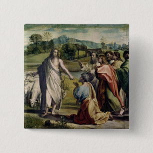 Christ's Charge to St. Peter (cartoon for the Sist 15 Cm Square Badge
