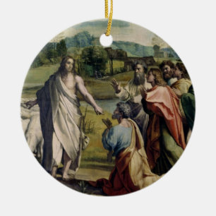 Christ's Charge to St. Peter (cartoon for the Sist Ceramic Tree Decoration