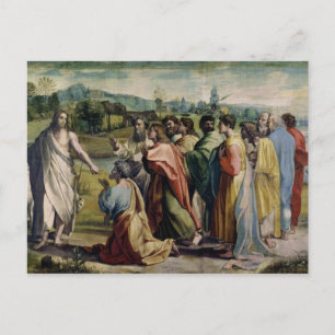 Christ's Charge to St. Peter (cartoon for the Sist Postcard