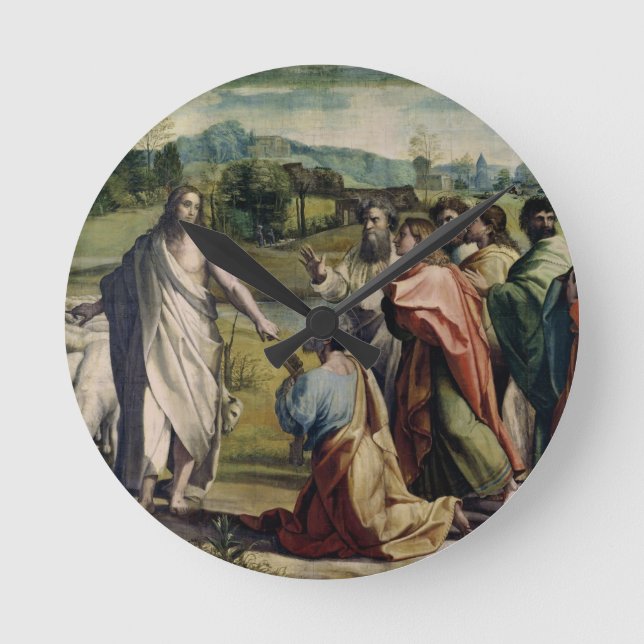 Christ's Charge to St. Peter (cartoon for the Sist Round Clock (Front)