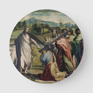 Christ's Charge to St. Peter (cartoon for the Sist Round Clock