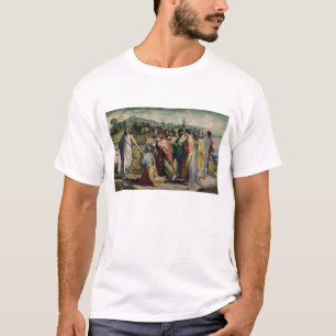 Christ's Charge to St. Peter (cartoon for the Sist T-Shirt
