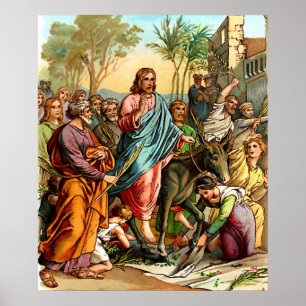 christs entry into poster