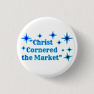 Christs in 3 cm round badge
