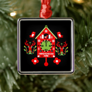 Christstollen Weihnachtsstollen Stollen Xmas Apron Metal Tree Decoration