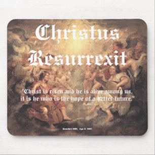 Christus Resurrexit - Hope / full image Mouse Pad