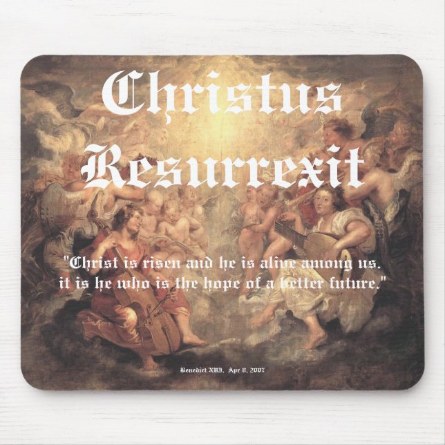 Christus Resurrexit - Hope /  full image Mouse Pad (Front)