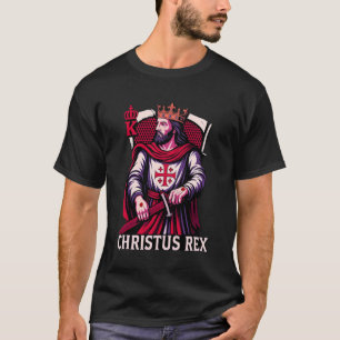 Christus Rex Catholic Christ the King Sacred Heart T-Shirt