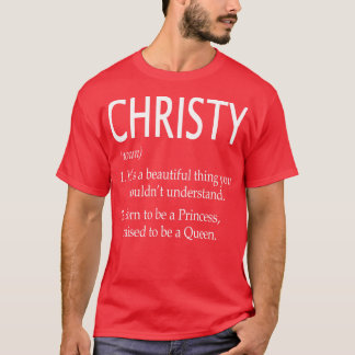Christy Name Gift T-Shirt
