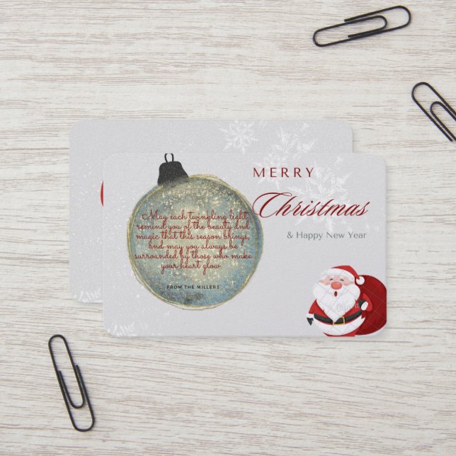 chritmas card (Front/Back In Situ)