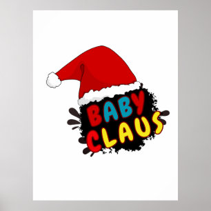 Chritsmas baby Claus Poster