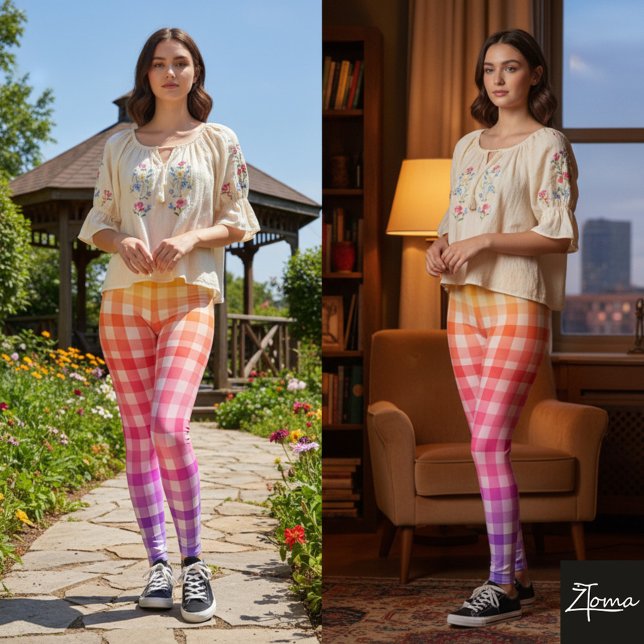 Chroma Check Leggings (Creator Uploaded)