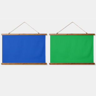 Chroma key colour Blue and Green Hanging Tapestry