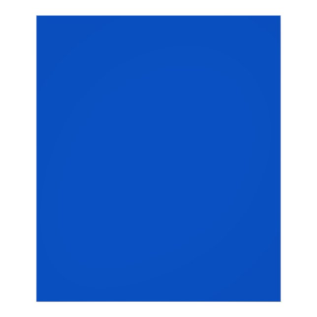 Chroma key colour Blue Photo Print (Front)