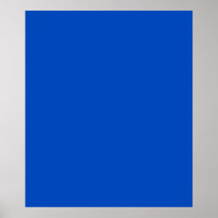 Chroma key colour Blue Poster