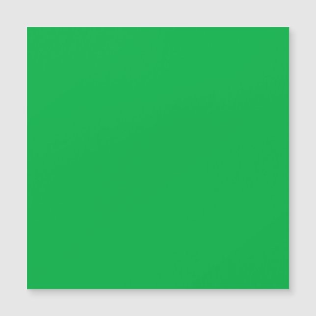 Chroma key colour Green (Front)
