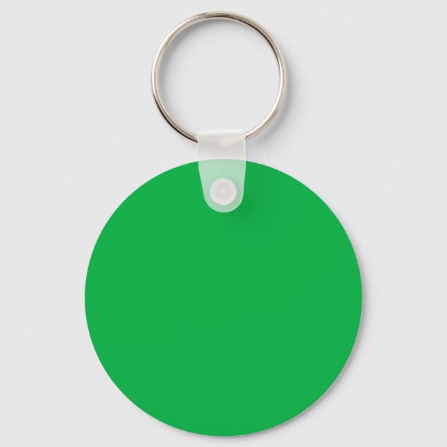 Chroma key colour Green Key Ring (Front)