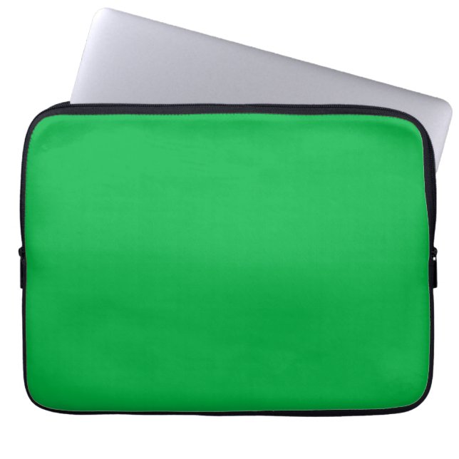 Chroma key colour Green Laptop Sleeve (Front)