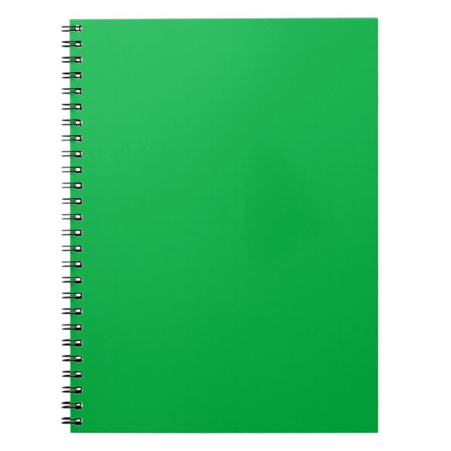 Chroma key colour Green Notebook (Front)