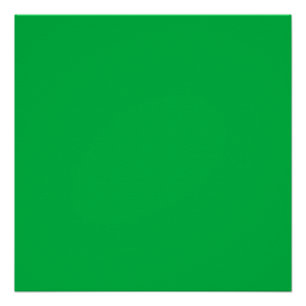 Chroma key colour Green Poster