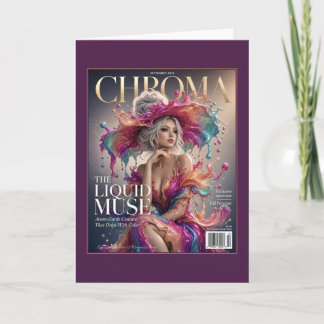Chroma Liquid Muse Paint Splash Couture Cover Card