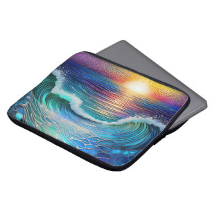 Chroma Sea Seascape Laptop Sleeve