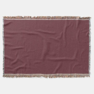Chroma Textura - Wine Fringed Throw Blanket