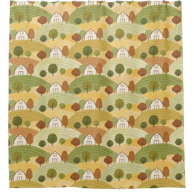 Chromara Shower Curtain (Front)