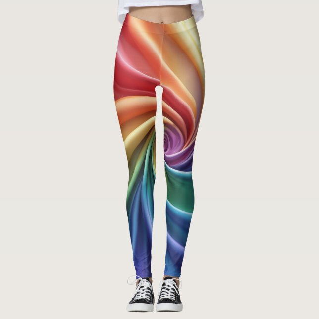 Chromaspiral Bloom Leggings (Front)