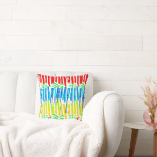 Chromatic Art Fusion Cushion