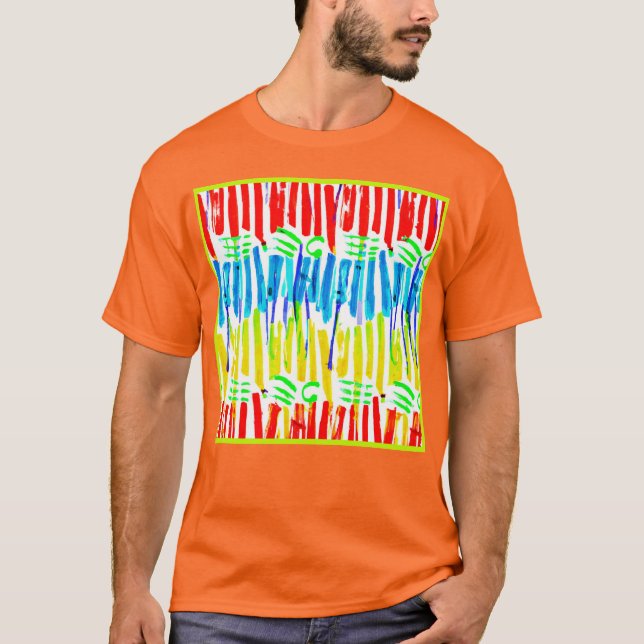 Chromatic Art Fusion T-Shirt (Front)