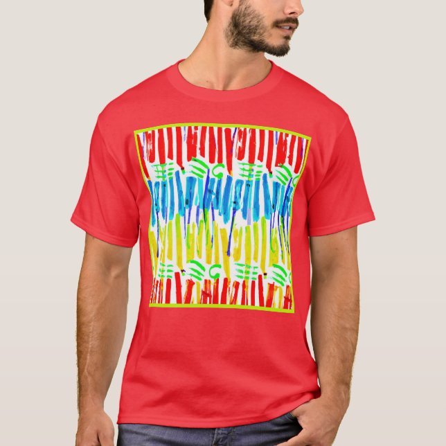 Chromatic Art Fusion T-Shirt (Front)