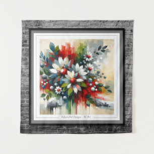 Chromatic Blossom Burst Tapestry