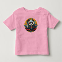 Chromatic Charisma: Kaleidoscopic Panda T-Shirt