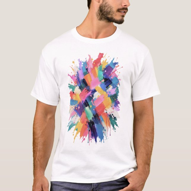 Chromatic Collision T-Shirt (Front)