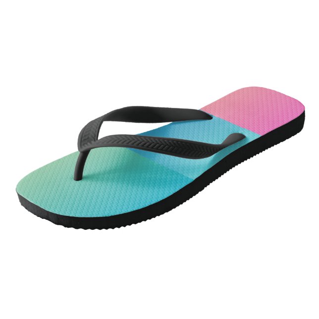 "Chromatic Comfort: Colour Sleeper" Jandals (Angled)
