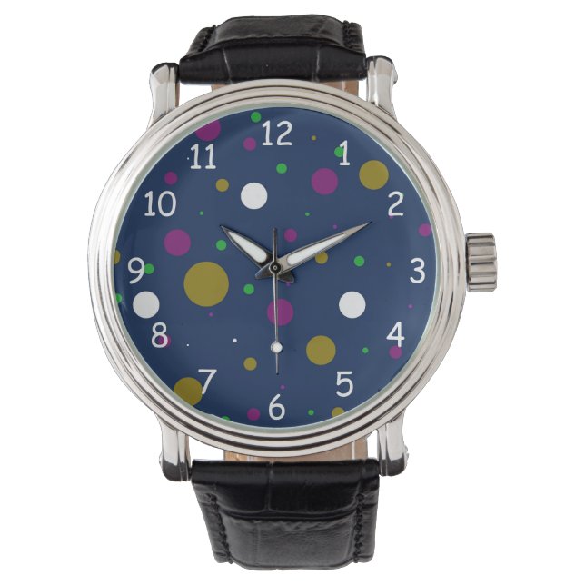 Chromatic Confetti  Watch (Front)