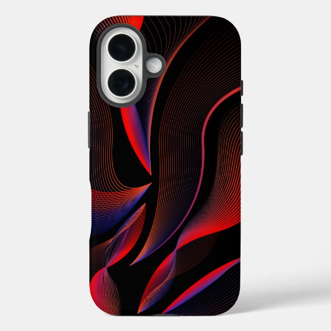 Chromatic Curve Case-Mate iPhone Case (Back)