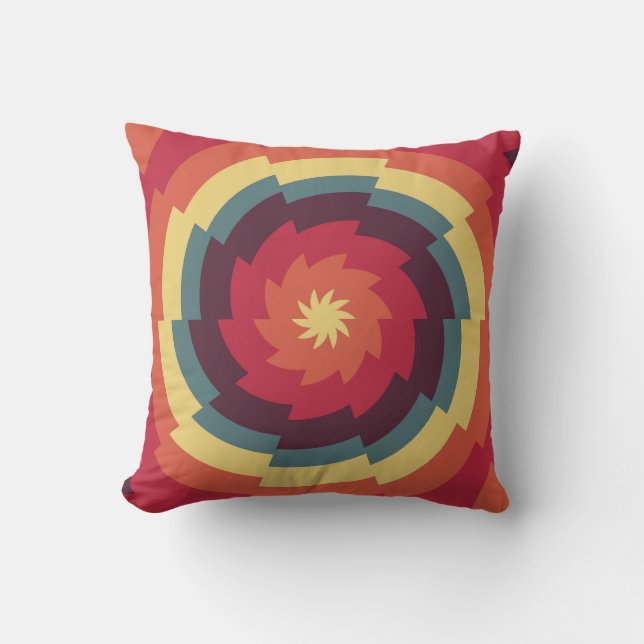 Chromatic Cyclone Cushion (Front)