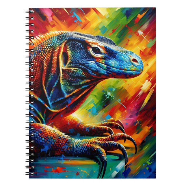 Chromatic Dragon Lizard Notebook (Front)