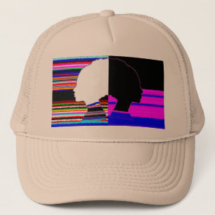 Chromatic Dual Profile – Modern Art Trucker Cap
