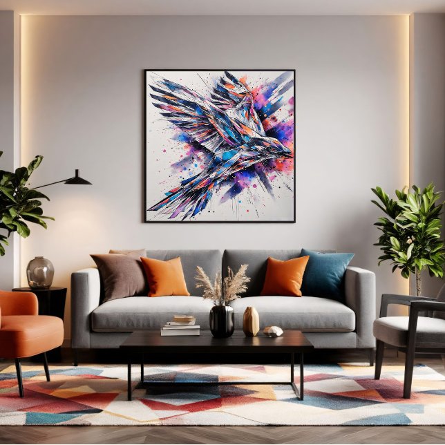 Chromatic Flight of Freedom Canvas Print (Creator Uploaded)